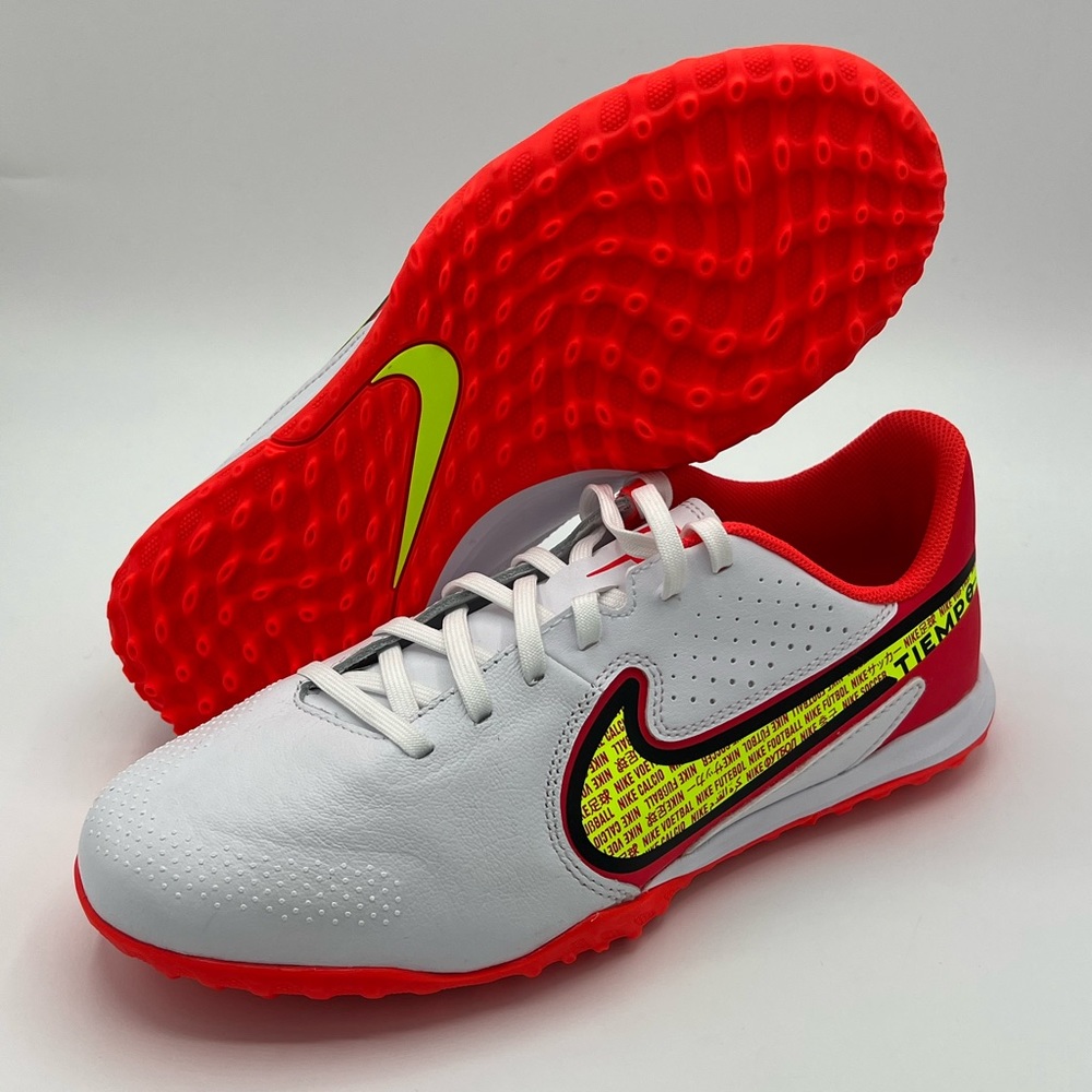 Nike Junior Tiempo Legend 9 Academy TF Shoes Soft Quality Cleats Red DA1328-176